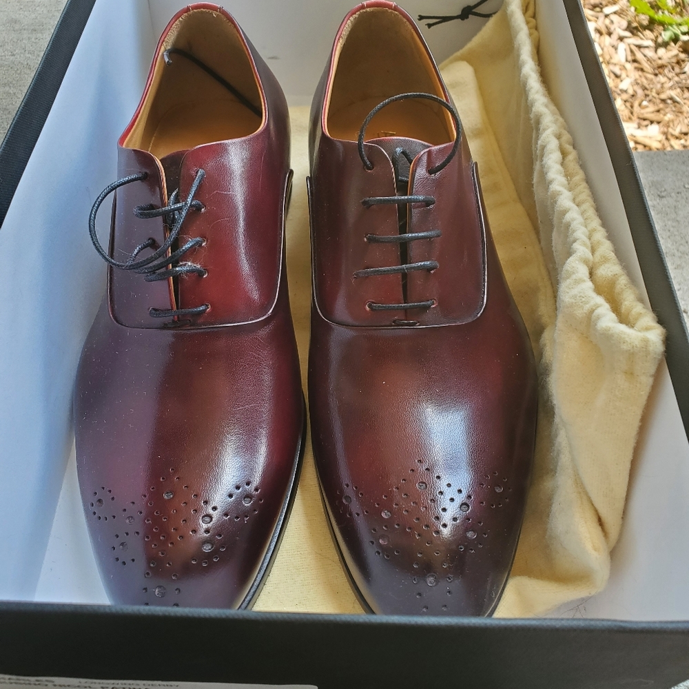 Ace Marks Oxblood Oxford Dress Shoes